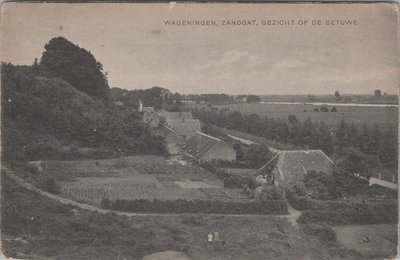 WAGENINGEN - Zandgat, Gezicht op de Betuwe