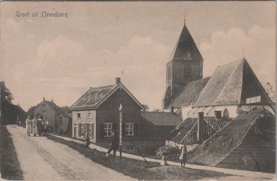 IJZENDOORN - Groet uit IJzendoorn. Dorpsgezicht