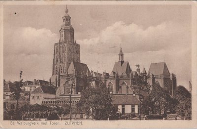 ZUTPHEN - St. Walburgkerk met Toren