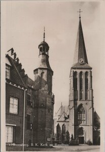 S HEERENBERG - R. K. Kerk en Raadhuis