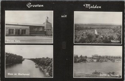 MALDEN - Meerluik Groeten uit Malden