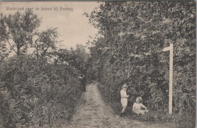 RENESSE - Wandelpad naar de duinen bij Renesse