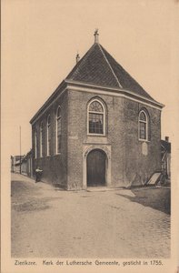 ZIERIKZEE - Kerk der Lutersche Gemeente, gesticht in 1755