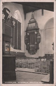 MAASSLUIS - Interieur Groote Kerk