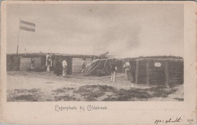 OLDEBROEK - Legerplaats bij Oldebroek