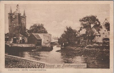 ZIERIKZEE - Noord en Zuidhavenpoort