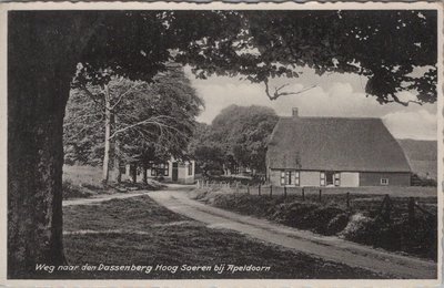 HOOG SOEREN - Weg naar de Dassenberg Hoog Soeren bij Apeldoorn