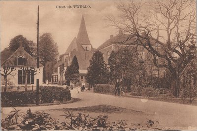 TWELLO - Groet uit Twello. Gezicht op dorp