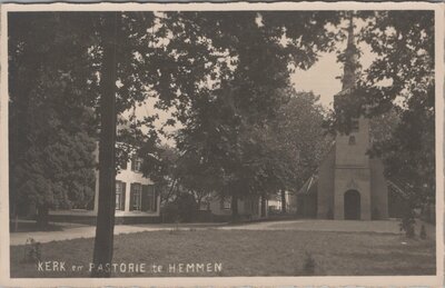 HEMMEN - Kerk en Pastorie te Hemmen