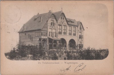 WAGENINGEN - De Tuinbouwschool