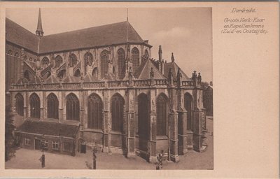 DORDRECHT - Groote Kerk - Koor, Kapellenkrans en Vrouwenkoor (Oostzijde)