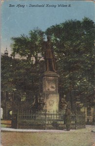 DEN HAAG - Standbeeld Koning Willem II