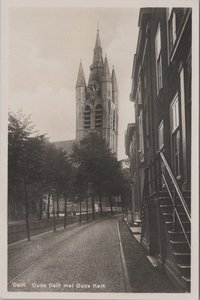 DELFT - Oude Delft met Oude Kerk