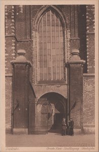 DORDRECHT - Groote Kerk - Hoofdingang (Westzijde)