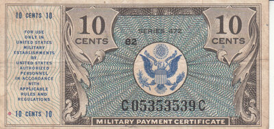 UNITED STATES P.M.16 - 10 Cents 1948 VF