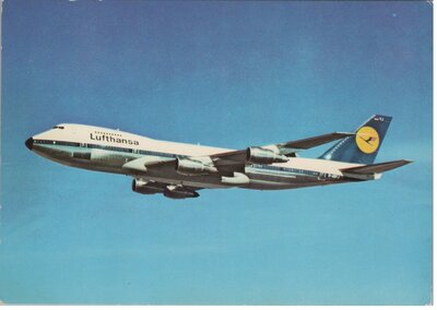 LUFTHANSA Boeing 747 D Jumbo Jet