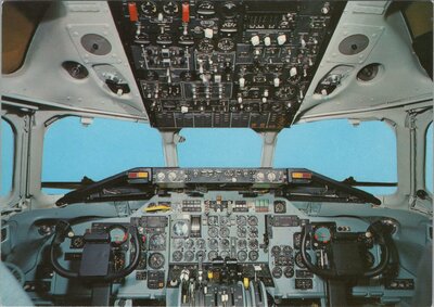 SWISSAIR Cockpit einer DC 9