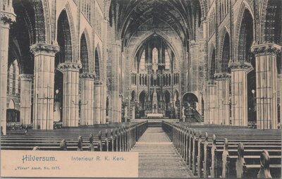 HILVERSUM - Interieur R. K. Kerk