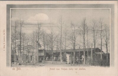 DE BILT - Hotel van Vulpen naby het Station