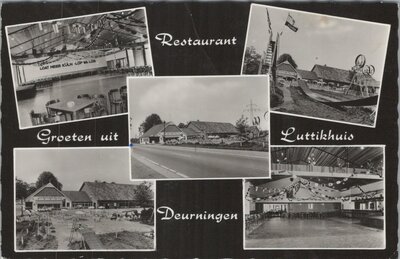 DEURNINGEN - Meerluik Groeten uit Restaurant Luttikhuis Deurningen