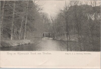 NAARDEN - Brug en Vijverzicht Bosch van Bredius