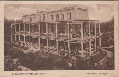 HELLENDOORN - Volkssanatorium Paviljoen Voorzijde