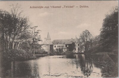 DELDEN - Achterzijde van 't Kasteel Twickel