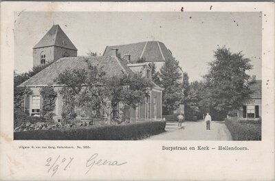 HELLENDOORN - Dorpstraat en Kerk