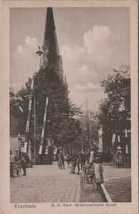 ENSCHEDE - R. K. Kerk. Oldenzaalsche straat