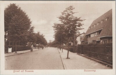 BUSSUM - Groet uit Bussum. Huizerweg
