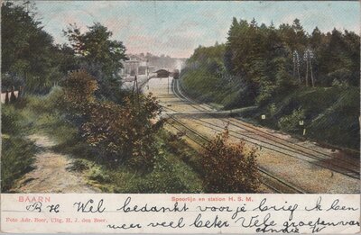 BAARN - Spoorlijn en Station H. S. M