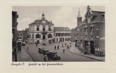 HENGELO - Gezicht op het Gemeentehuis