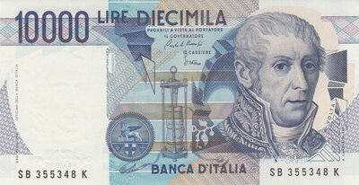 ITALY P.112a - 10.000 Lire ND 1984 UNC