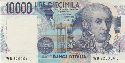 ITALY P.112a - 10.000 Lire ND 1984 UNC