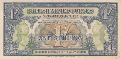 GREAT BRITAIN M.11a - 1 Shilling ND 1946 XF