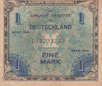 GERMANY P.192a - 1 Mark 1944 Fine