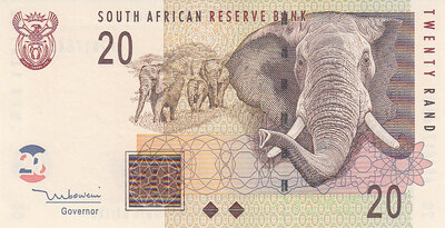 SOUTH AFRICA P.129a - 20 Rand ND 2005 UNC