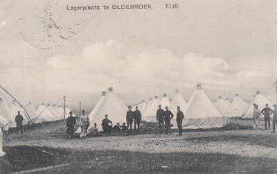 OLDEBROEK - Legerplaats te Oldebroek