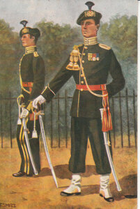 MILITAIR - Garderegiment Jagers. Ceremoniële tenue Officieren