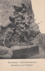 MILITAIR - Vieil-Armand - Hartmannswillerkopf. Monument du 152e Régiment