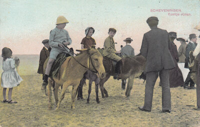 SCHEVENINGEN - Ezeltje rijden