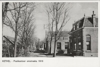 KETHEL - Postkantoor omstreeks 1910