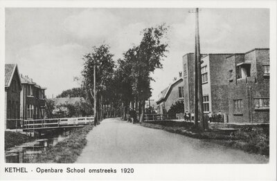 KETHEL - Openbare School omstreeks 1920