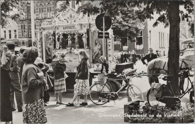 GRONINGEN - Stadsbeeld op de Vismarkt