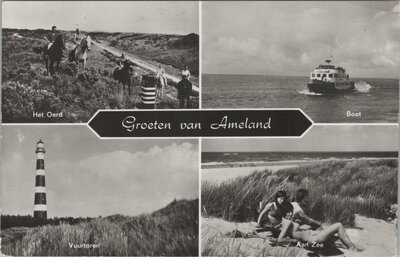 AMELAND - Meerluik Groeten van Ameland