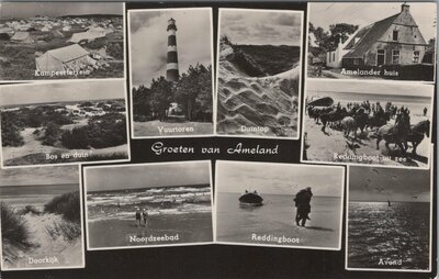 AMELAND - Meerluik Groeten van Ameland