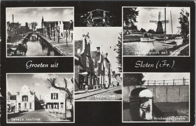 SLOTEN (Fr.) - Meerluik Groeten uit Sloten