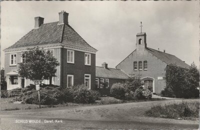 SCHILD WOUDE - Geref. Kerk