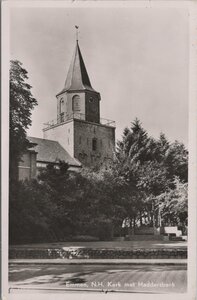 EMMEN - N. H. Kerk met Haddersbank