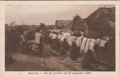 BORCULO - Na de cycloon op 10 Augustus 1925